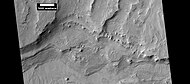 Rock layers in Flammarion, as seen by HiRISE under HiWish program