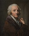 Portrait of Jean-Baptiste Greuze by his daughter Anna-Geneviève Greuze, 1804-5