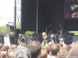 Otep performing in 2004