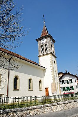 Church in Apples village