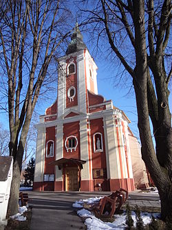 Catholic church in Trávnica