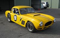 Buckle GT Lightweight of John Ashwell, pictured in 2012. This car was raced by Bill Buckle himself circa 1960–1961.