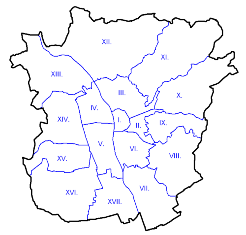The 17 Graz Districts
