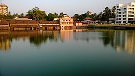 View of Brahmaswam Madham from Padinjarechira pond