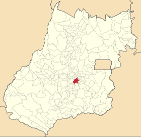 Location of Goiânia