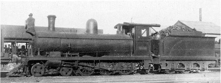 Reboilered OVGS 4th Class G with Tilney’s extended smokebox and Ramsbottom safety valves, c. 1897