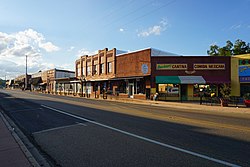 First Street in Hughes Springs