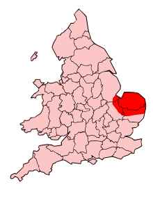 Approximate extent of the Iceni Territory