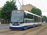 Škoda 15T tram in Riga