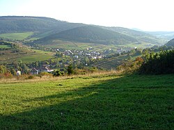View of the village from Ľadonhora [sk]