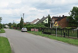 Houses by the road