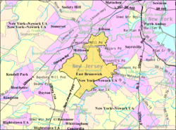 Census Bureau map of East Brunswick, New Jersey Interactive map of East Brunswick Township, New Jersey