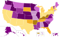 United States Presidential Democratic primaries by percentage, 2008
