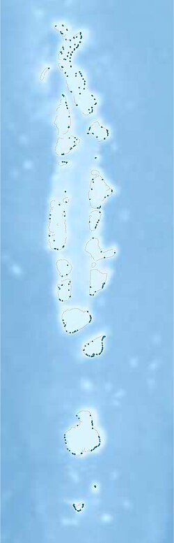 Dhevvadhoo is located in Maldives