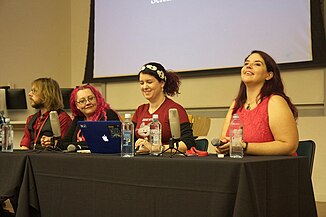 Panel discussion with Elf Eldridge, Siouxsie Wiles, Kylie Sturgess and Pamela Gay 2013