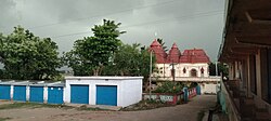 View of Satya Narayan Temple before Rain