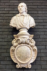 Bust of William Harvey at the Royal College of Physicians, London