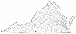 Location of Laurel Park, Virginia