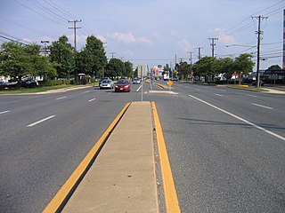 MD 355 southbound at Bouic Avenue in Rockville