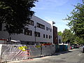 The Chichester Street elevation, nearing completion in 2009