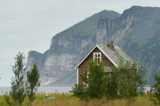 Mefjorden in Senja, Norway