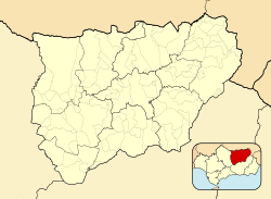Torreblascopedro is located in Province of Jaén (Spain)