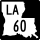Louisiana Highway 60 marker