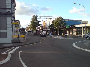 Onehunga Mall from near the southern end.