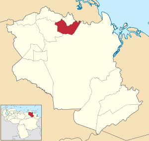 Location in Monagas