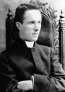Young Fr. Michael O'Flanagan, photo possibly taken at his ordination in 1900.
