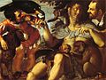 Agostino Carracci. Hairy Harry, Mad Peter and Tiny Amon. 1598. Capodimonte