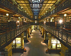 The State Library of South Australia, located adjacent to the university, where it initially conducted studies
