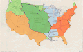 United States territorial growth from 1810 to 1920