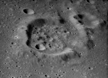 Oblique view from Apollo 16, facing south