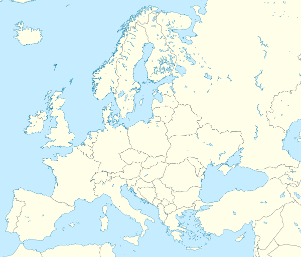 1998–99 UEFA Champions League is located in Europe