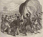 Leicester balloon riot, 1864