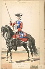 Musketeer of the Guard, 1724