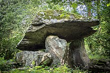portal dolmen, with large cap stone