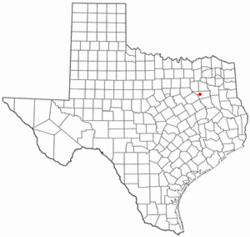 Location of Log Cabin, Texas