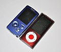 Image 19The rise of MP3 players, downloadable music, and cellular ringtones in the mid-2000s ended the decade-long dominance that the CD held up to that point. (from Modern era)
