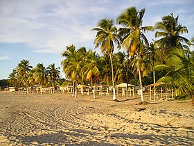 Arecibo beach near the El Vigia lighthouse