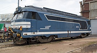 Diesel locomotive BB 67274.