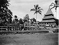 Bingkudu Mosque with surrounding pond and buildings during 1890–1916