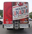 Molson's agent distribution truck somewhere in America, dated 2010, rear view