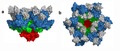 Xray structure of Lactococcal phage p2 baseplate [1]