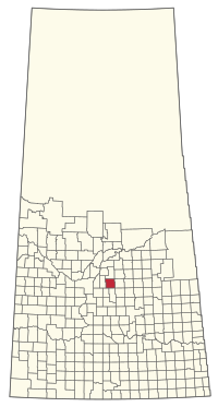 Location of the RM of Bayne No. 371 in Saskatchewan