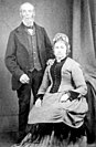Avis Crocombe and husband, 1886