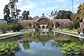 Botanical Building with its reflecting pool