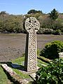 Image 28The cross on the grave of Charles Bowen Cooke, St Just in Roseland (from Culture of Cornwall)