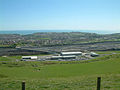 Image 36 Credit: StephenDawson The Channel Tunnel terminal at Cheriton near Folkestone in Kent, from the Pilgrims' Way on the escarpment on the southern edge of Cheriton Hill, part of the North Downs. More about the Channel Tunnel... (from Portal:Kent/Selected pictures)